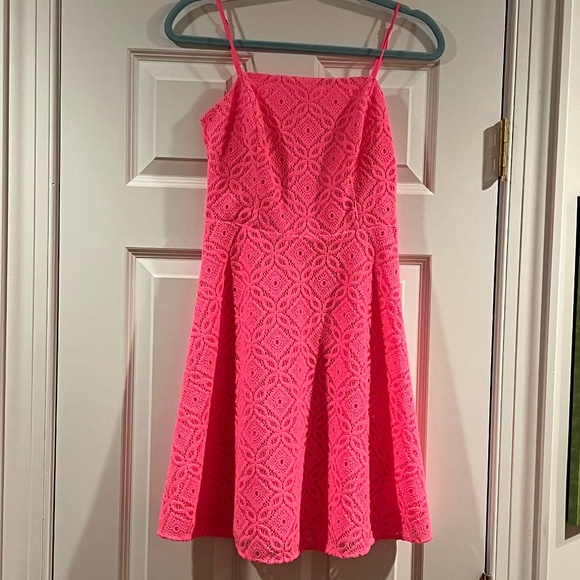 Lilly Pulitzer Lace Overlay Dress - Picture 1 of 8